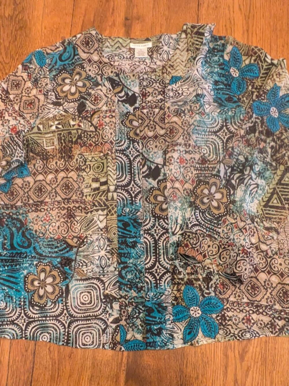 XL Laura Ashley 100% Silk Shell / Top